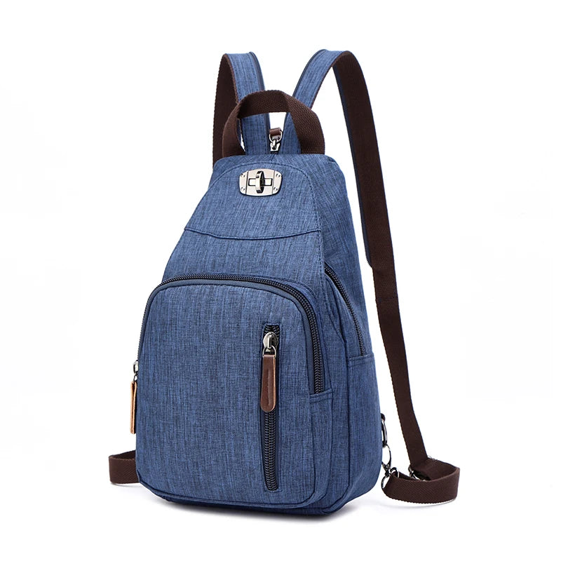 New Women's Casual Small Backpack Fashion Brand Designer Backpack Large Capacity Short Travel Backpack Student Sports Backpack