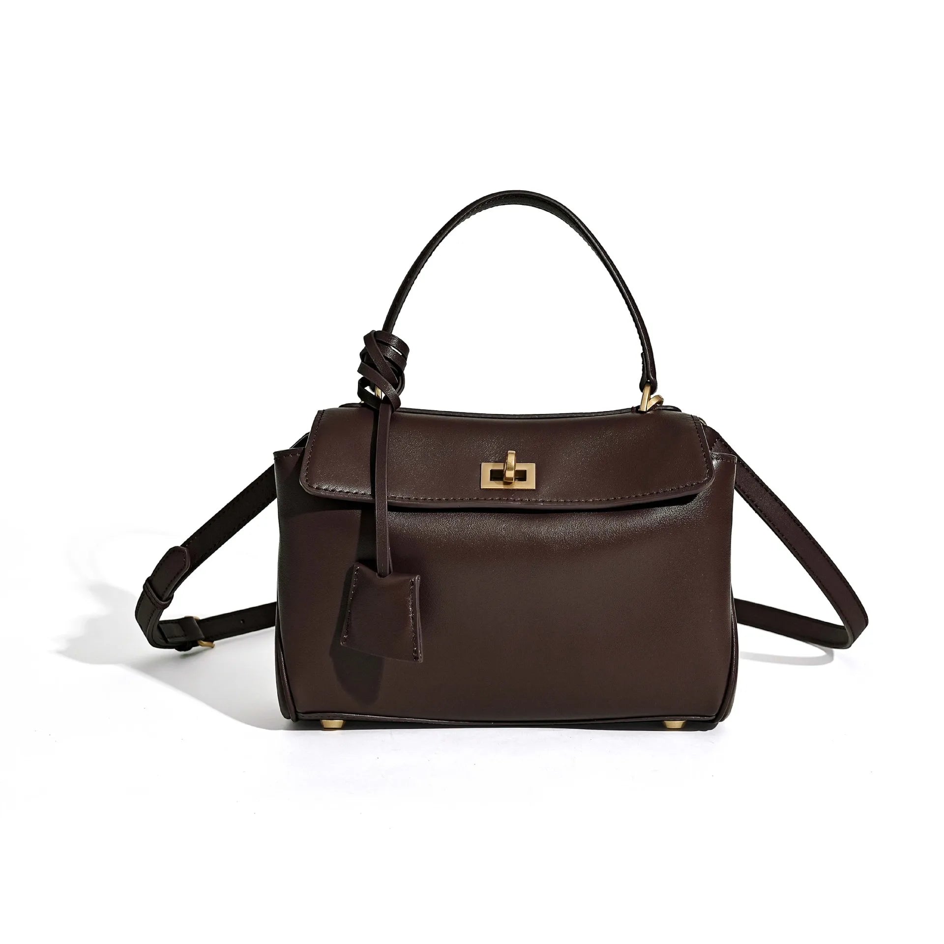 Rodeo Large Leather Top-Handle Bag