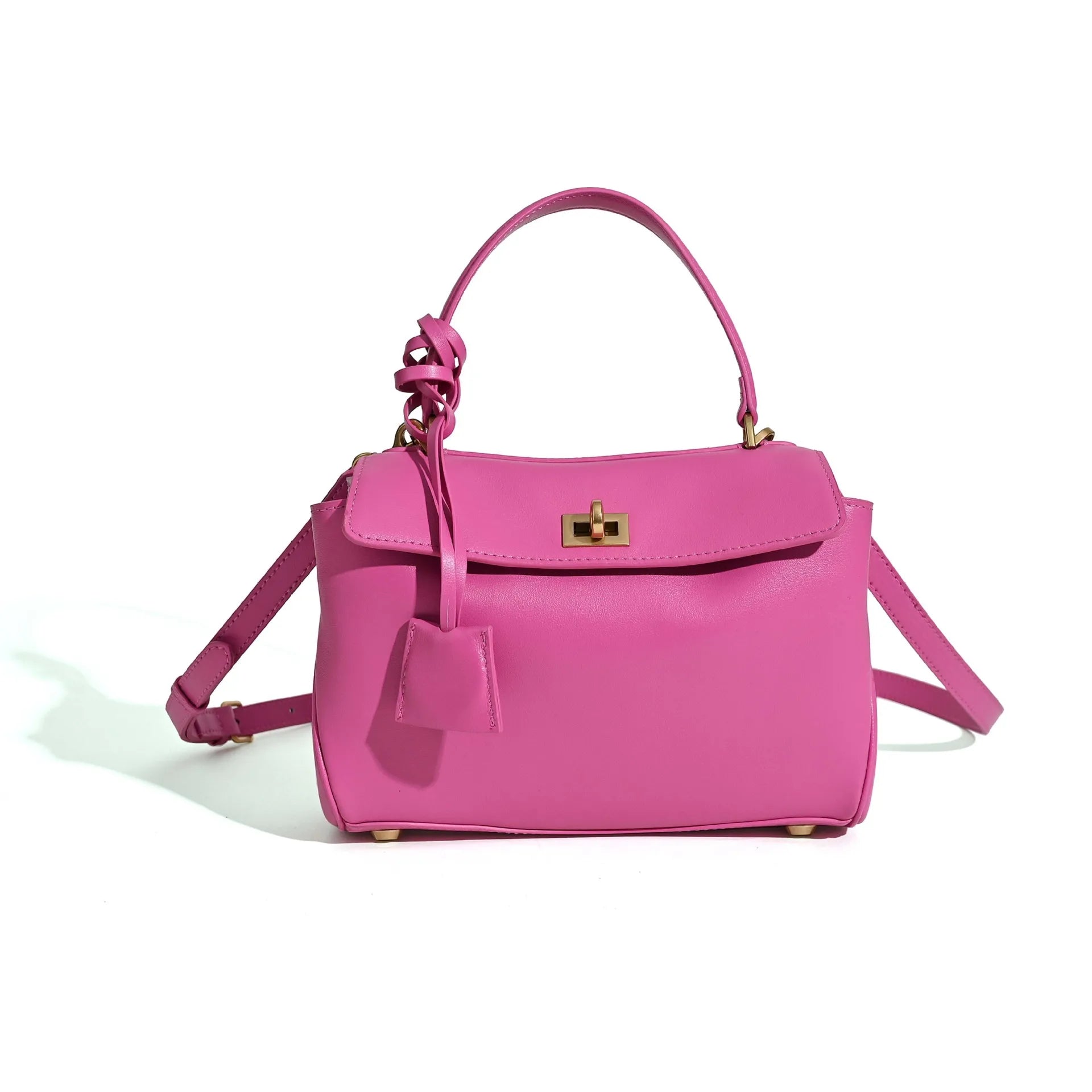 Rodeo Large Leather Top-Handle Bag