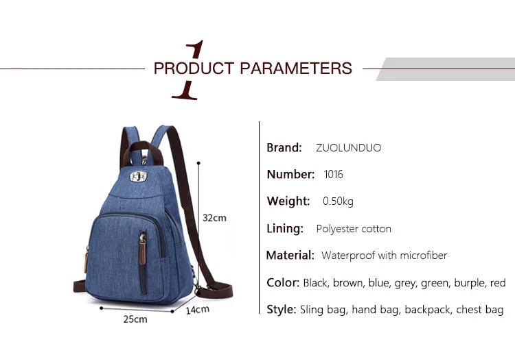 New Women's Casual Small Backpack Fashion Brand Designer Backpack Large Capacity Short Travel Backpack Student Sports Backpack