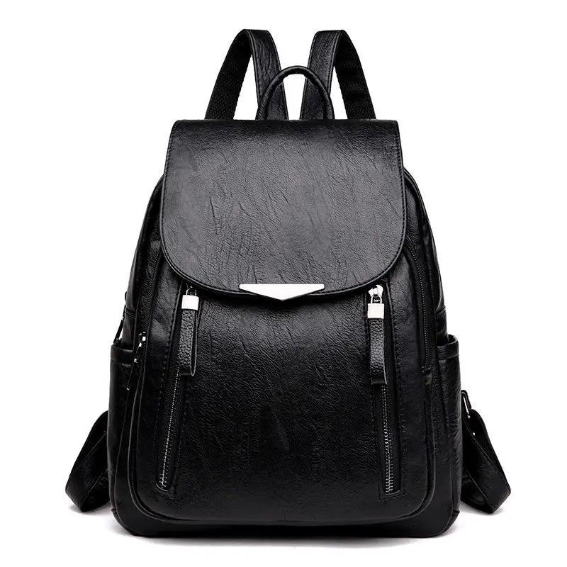 Women's Backpack  Travel Large Backpack PU Leather Handbag  Schoolbag For Girls Women's bag Female Shoulder Back mochila
