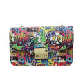 Women Colorful purse Bags Christmas Summer Graffiti Ladies designer handbags