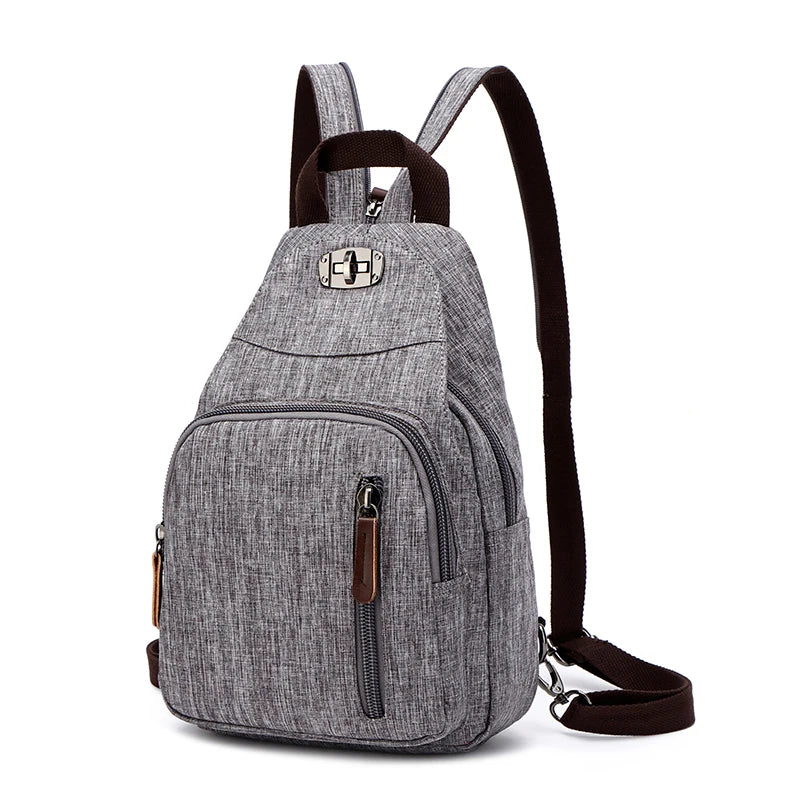 New Women's Casual Small Backpack Fashion Brand Designer Backpack Large Capacity Short Travel Backpack Student Sports Backpack