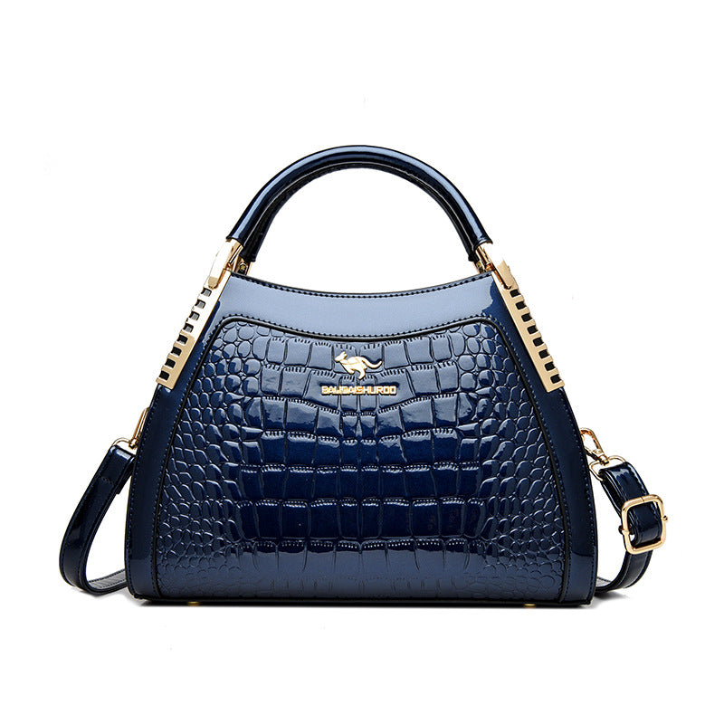 Classic Crocodile Texture Handbag – Timeless Style for Modern Women