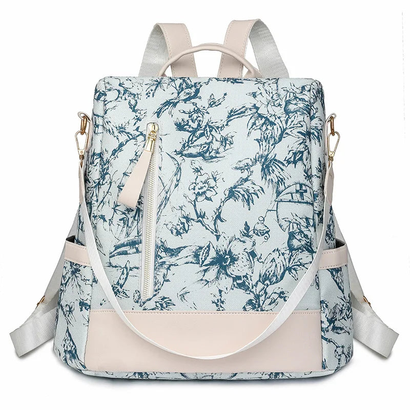 Hot Selling Ladies' PU Waterproof Leisure Backpack Bag Lightweight Dress Luxury College Daily Life Zipper for School Bags Girls
