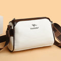 Women's Shoulder Bag Women's Bag Retro Double Sided Pillow Bag Large Capacity Solid Color Shoulder Bag Crossbody Bag
