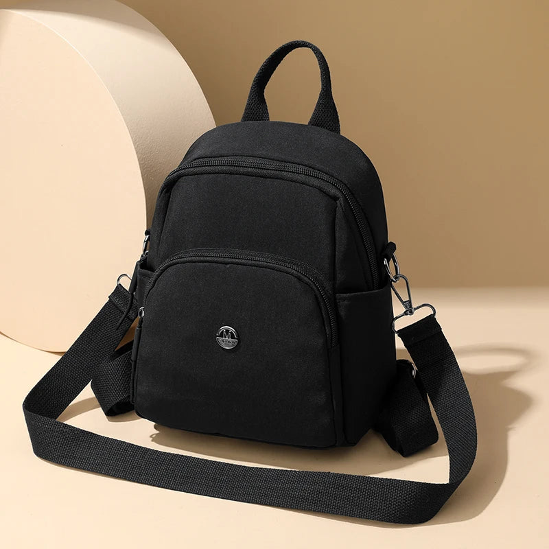 New Women Casual Travel Lightweight Small Backpack With Large Capacity Waterproof Cloth Shoulder Bag and High-end Feel for Girls