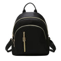 Women's Multi-Function Fashion Girl Nylon Daypack Travel Cute Mini Backpack Men Shoulder Bag Black Purse Hot
