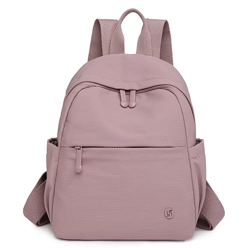 Stylish Minimalist Backpack for Women Lightweight Travel Bag with Phone Key Storage Small Chic Rucksack
