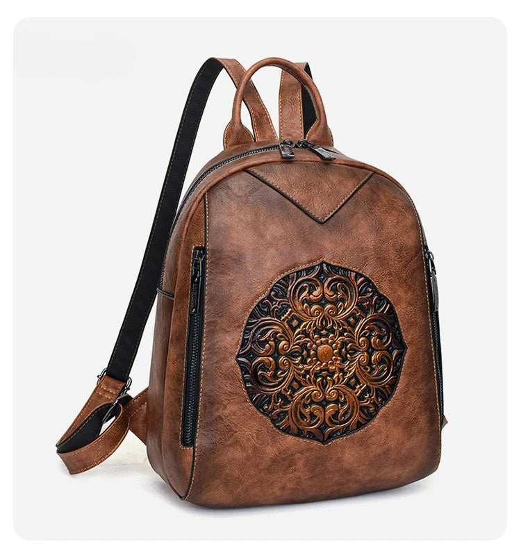 2026 Vintage Luxury Backpacks For Women Soft Leather Handbags Large Capacity Travel Commuting Backpack Female Mochilas