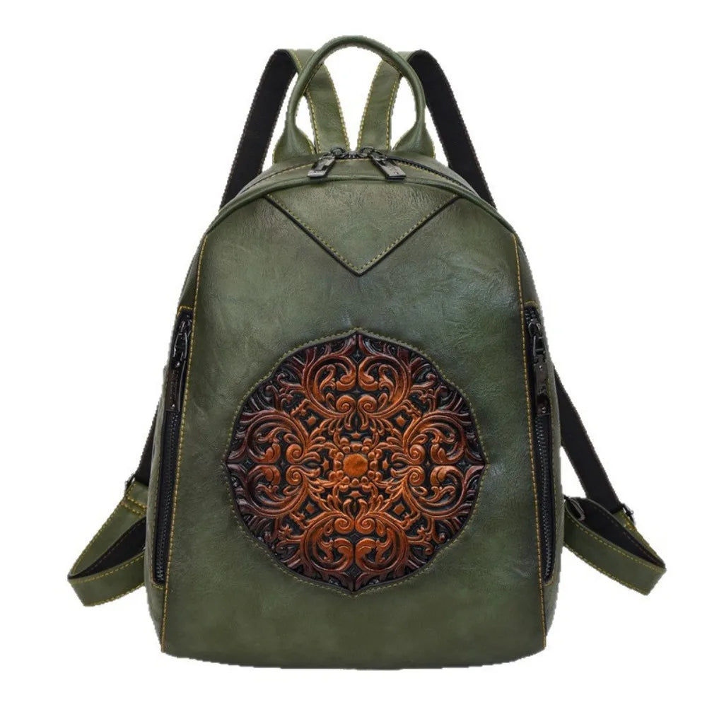 2026 Vintage Luxury Backpacks For Women Soft Leather Handbags Large Capacity Travel Commuting Backpack Female Mochilas