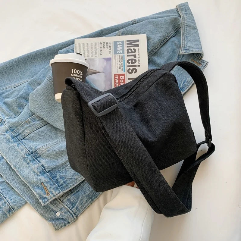 Large-capacity Shoulder Bag Women's Fashion Simple Commuter Messenger Tote Bag