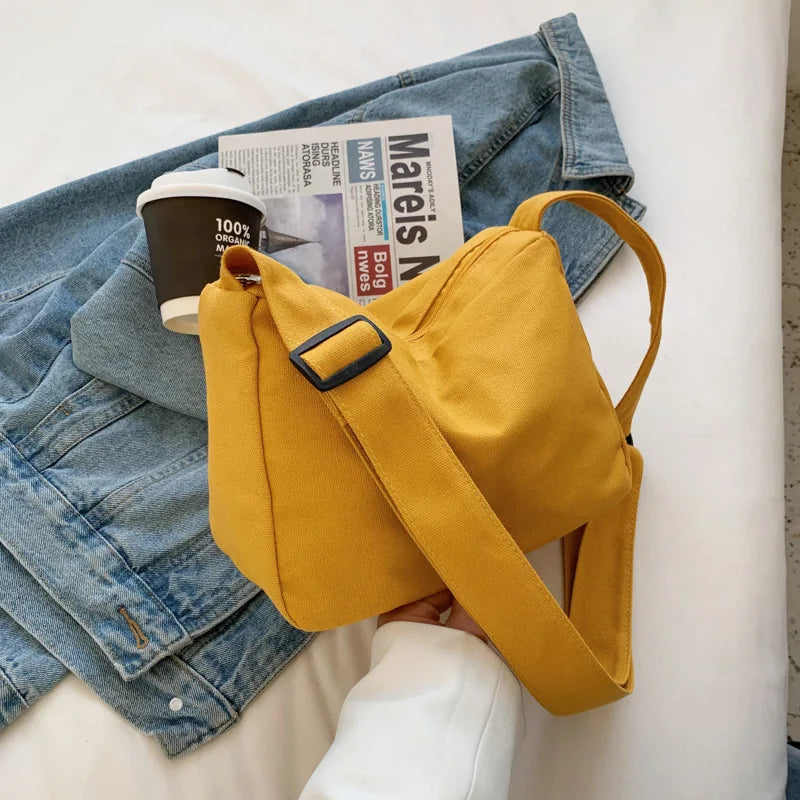 Large-capacity Shoulder Bag Women's Fashion Simple Commuter Messenger Tote Bag