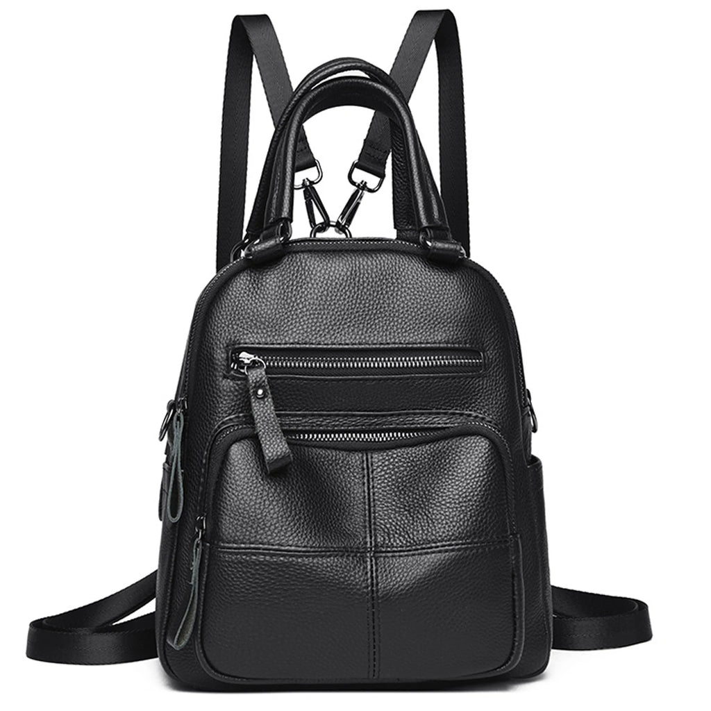 Fashionable Backpack woman Leather structure Crossbody Bag verysatile satchel bag Retro British Style Portable Women's backpack