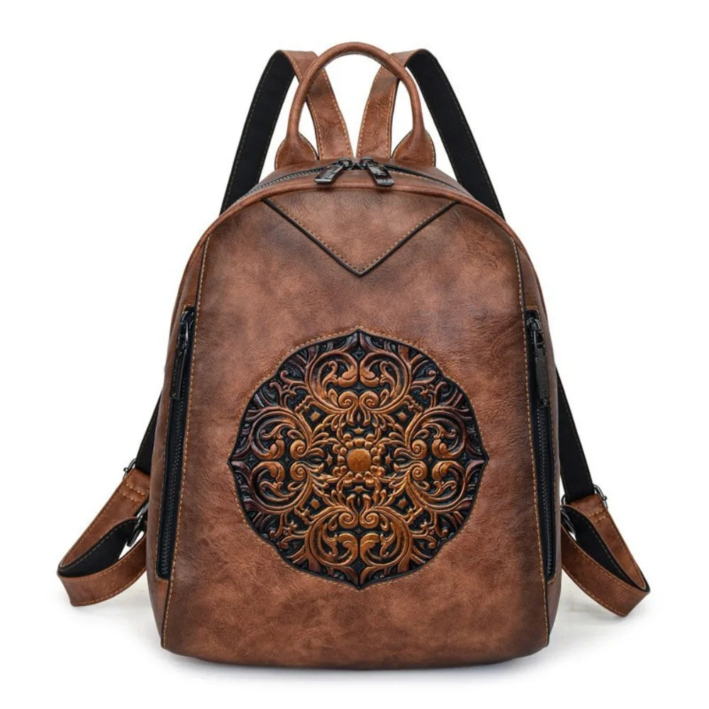 2026 Vintage Luxury Backpacks For Women Soft Leather Handbags Large Capacity Travel Commuting Backpack Female Mochilas