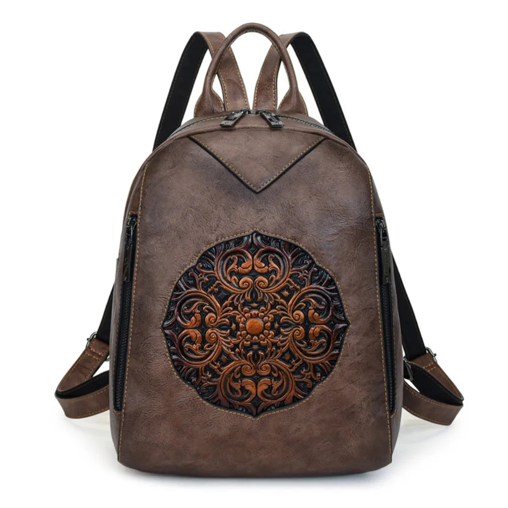 2026 Vintage Luxury Backpacks For Women Soft Leather Handbags Large Capacity Travel Commuting Backpack Female Mochilas
