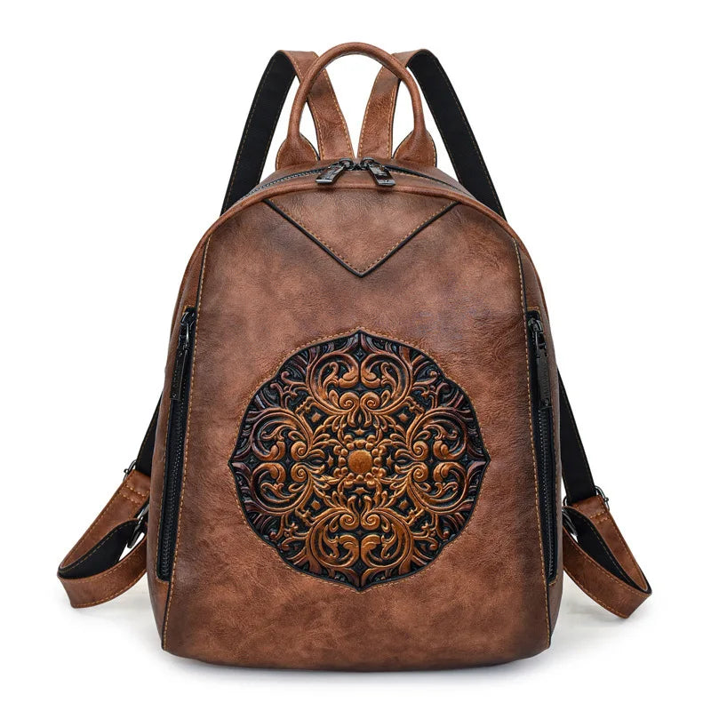 2026 Vintage Luxury Backpacks For Women Soft Leather Handbags Large Capacity Travel Commuting Backpack Female Mochilas