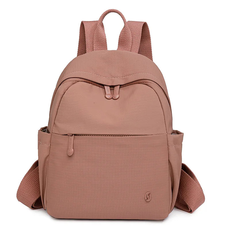 Stylish Minimalist Backpack for Women Lightweight Travel Bag with Phone Key Storage Small Chic Rucksack